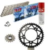 Kit de Transmision DID 520ZVMX ULTRALIGERO Super Reforzado PLATA APRILIA RSV4 1000 RF Conversion 520 Ultralight 15-20 