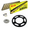 Sprockets & Chain Kit DID 525VX3 Gold & Black KTM Super Adventure 1290 15-22 