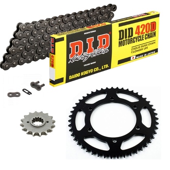 KIT DE TRANSMISION DID 420D GRIS ACERO RIEJU RS2 Matrix 50 03 