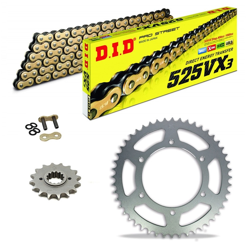 KIT DE TRANSMISION DID 525VX3 Oro/Negro BMW S 1000 XR 15-19 