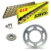 Sprockets & Chain Kit DID 525VX3 Gold & Black KTM RC8 1190 08-09 