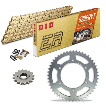 Sprockets & Chain Kit DID 520ERVT Gold KTM EXC 450 03-17 