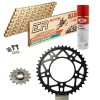 KIT DE TRANSMISION DID 520ERV3 ORO MotGp BMW S 1000 RR (Llanta Forjada) Conversion 520 Ultralight 15-18 