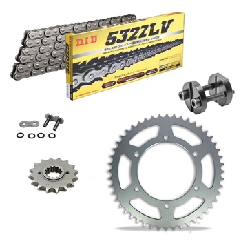 KIT DE TRANSMISION DID 532 ZLV Gris Acero SUZUKI RF 900 94-00 Remachadora Gratis!