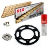 Sprockets & Chain Kit DID 520ZVM-X Gold YAMAHA FZR 400 RR EXUP Conversion 520 90-95