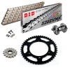 Sprockets & Chain Kit DID 520ZVM-X Silver YAMAHA FZR 400 RR EXUP Conversion 520 90-95 Free Riveter!