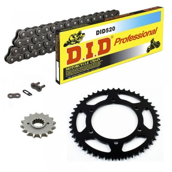 Sprockets & Chain Kit DID 520 Steel Grey YAMAHA XT 400 81-82