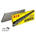 DID CHAIN 520 VX3 with X-RING Steel Gray
