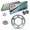 Sprockets & Chain Kit DID 530ZVM-X2 Silver SUZUKI SV 1000 S 03-07