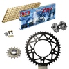 Sprockets & Chain Kit DID 520 ZVM-X Ultralight Gold BMW S 1000 RR (Llanta Forjada) Conversion 520 Ultralight 15-18 Free Riveter