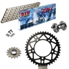 Sprockets & Chain Kit DID 520 ZVM-X Ultralight Silver BMW S 1000 RR (Llanta Forjada) Conversion 520 Ultralight 15-18 Free Rivete