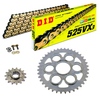 Sprockets & Chain Kit DID 525VX3 Gold/Black DUCATI 1098 07-10 