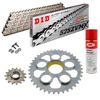 Sprockets & Chain Kit DID 525ZVM-X Silver DUCATI Hypermotard 1100 Evo 10-13