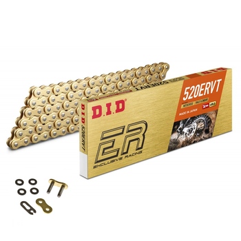 CADENA DID 520 ERVT X-RING ORO