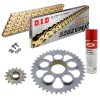 Sprockets & Chain Kit DID 520ZVM-X Gold DUCATI Supersport 939 17-20