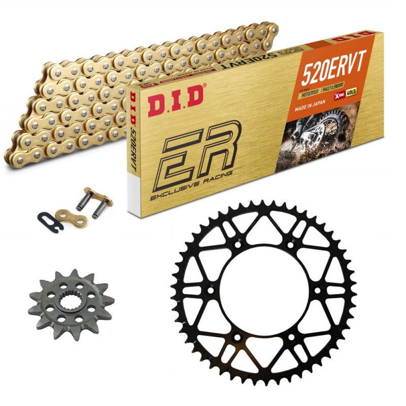 Sprockets & Chain Kit DID 520ERVT Steel SLK Enduro Racing KTM 150 SX 08-26 