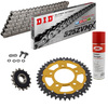 HONDA CRF 1100 L  Africa Twin 2020-25 Steel-Alu Reinforced Chain Kit Grey Silver