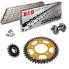 HONDA CRF 1100 L  Africa Twin 2020-25 Steel-Alu Reinforced Chain Kit Silver Gold Free Riveter