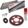 KIT DE CADENA HONDA CRF 1100 L Africa Twin 2020-25 Reforzado Gris Acero Alu Rojo