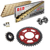 KIT DE CADENA HONDA CRF 1100 L Africa Twin 2020-25 Reforzado Oro Acero Alu Rojo Remachadora Gratis