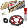 HONDA CRF 1100 L  Africa Twin 2020-25 Steel-Alu Reinforced Chain Kit Gold Red