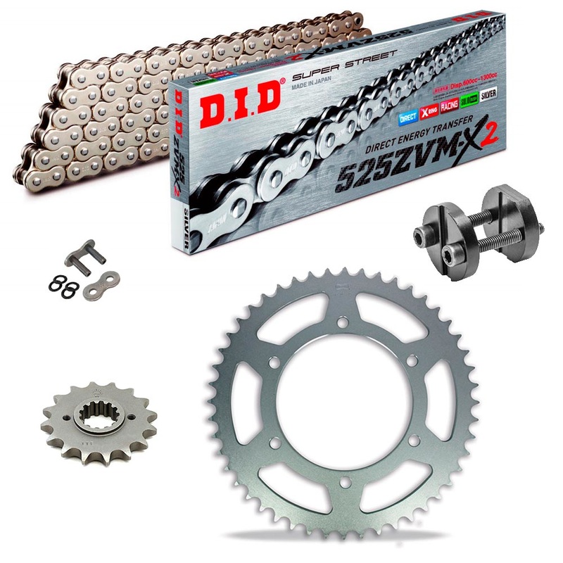 Kit Chaîne AFAM 520 XMR3 Pour Kawasaki ER-6F ABS 650 (EX650E 2012-2016)