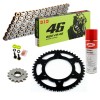 KIT DE TRANSMISION DID 520 VR46 KAWASAKI ZZR 250 90-03  Limpiador de Cadena Gratis!!