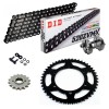 Sprockets & Chain Kit DID 520 ZVM-X Black YAMAHA SZR 660 96-98 Free Riveter!