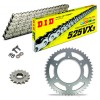 Sprockets & Chain Kit DID 525VX3 Silver HYOSUNG COMET 650 04-18 