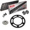 Sprockets & Chain Kit DID 525ZVM-X2 Black KTM Adventure 1190 13-16 Free Riveter 