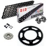 Sprockets & Chain Kit DID 520 ZVM-X Black HONDA CB 500 X 19-23 Free Riveter!