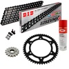 Sprockets & Chain Kit DID 525ZVM-X2 Black HONDA CRF 1000 L  Africa Twin 16-19