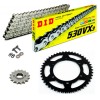 KIT DE TRANSMISION DID 530 VX3 PLATA TRIUMPH Speed Triple 1050 12-15 