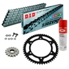 KIT DE TRANSMISION DID 530ZVM-X2  Super Reforzado GRIS ACERO TRIUMPH Speed Triple R 1050 12-16