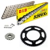 Sprockets & Chain Kit DID 520VX3 Silver CAGIVA Mito 125 SP 525 08-10 