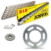 Sprockets & Chain Kit DID 520VX3 Silver SUZUKI Van Van 200 16-18 