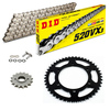 Sprockets & Chain Kit DID 520VX3 Silver DUCATI Paso 907 ie 90-93 