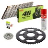 KIT DE TRANSMISION DID 525 VR46 KTM Duke 125 14-23 Limpiador de Cadena Gratis!!
