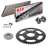 KIT DE TRANSMISION DID 520 ZVM-X Gris Acero Super Reforzado  KTM Duke 125 14-23 Remachadora Gratis!