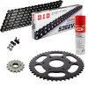 KIT DE TRANSMISION DID 520 ZVM-X Negro Super Reforzado KTM Duke 125 14-23