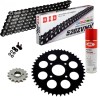KIT DE TRANSMISION DID 520 ZVM-X Negro Super Reforzado KTM Duke 125 11-13
