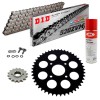 KIT DE TRANSMISION DID 520 ZVM-X Gris Acero Super Reforzado KTM Duke 125 11-13