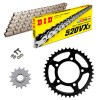 Sprockets & Chain Kit DID 520VX3 Silver SUZUKI GS 500 E 88-93 