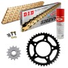 Sprockets & Chain Kit DID 520 ZVM-X Gold SUZUKI GS 500 E 88-93 