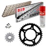 Sprockets & Chain Kit DID 520 ZVM-X Silver SUZUKI GS 500 E 88-93 