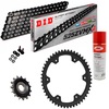 Sprockets & Chain Kit DID 525ZVM-X2 Black TRIUMPH Tiger 900 RALLY 20-23