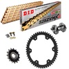 Sprockets & Chain Kit DID 525ZVM-X2 Gold TRIUMPH Tiger 900 GT Pro 20-23 Free Riveter 