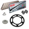 Sprockets & Chain Kit DID 525ZVM-X2 Silver ROYAL ENFIELD HIMALAYAN 400 16-23 Free Riveter 