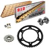 Sprockets & Chain Kit DID 525ZVM-X2 Gold ROYAL ENFIELD HIMALAYAN 400 16-23 Free Riveter 