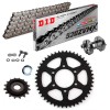 KIT DE TRANSMISION DID 520 ZVM-X Gris Acero Super Reforzado  KAWASAKI Versys 650 KLE 07-25 Remachadora Gratis!
